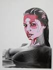 David Flores 'Heidi Klum' Print - mashKULTURE