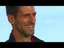 scenes with Novak Djokovic
