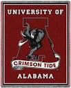 Crimson Tide Throw Blanket