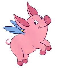 Image result for flying pigs