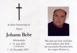 Johann Behr.
