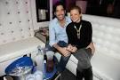 Amy Smart and Carter Oosterhouse Photos   GREY GOOSE Lounge Series