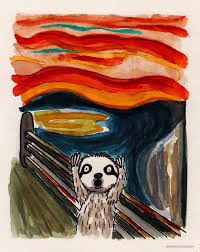 Image result for "the scream" parody