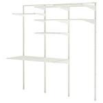 Enjoyable White Alumunium Wall Mount Wall Drying Rack Board With ...