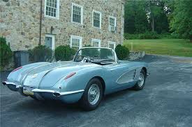 Image result for Silver Blue 1958 Chevrolet