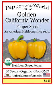Afbeeldingsresultaat voor californian wonder golden sweet pepper