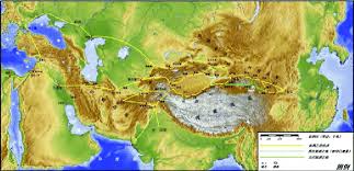 Image result for silk road map