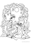 Elf coloring page