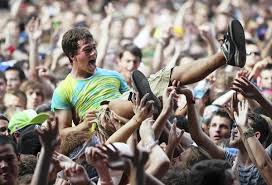 Image result for crowd-surfing