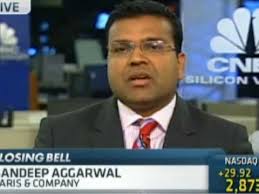Former tech analyst Sandeep Aggarwal was arrested and charged today for leaking non-public information to a former SAC Capital portfolio manager. - sandeep-aggarwal