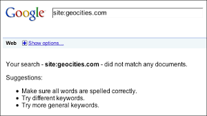 Image result for Geocities logo