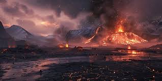 Image result for wallpaper volcano
