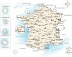 AsapFrance.info / Zoom France / France shaped like a hexagon ...