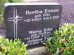 Grab von Johann Eilts (20.05.1905-), Friedhof Tannenhausen - ta079