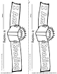Reading coloring page