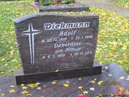 Grab von Adolf Diekmann (27.12.1918-25.01.1998), Friedhof ...