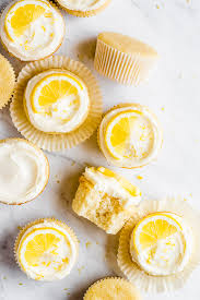 Image result for lemon cupcake