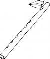 Flute coloring page