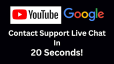 How To Contact Youtube Support | Access YouTube Live Chat In 20 ...
