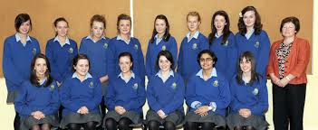 L-R Eva McNally, Laura Hunt, Emma Livingstone, Nicole Scott, Mariyah Janjua, Chloe Regan, Photo Tom Campbell - stjosephsjuniorcert2010_2