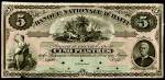 Haiti Paper Money, La Banque Nationale d'Haiti, Sept 1875