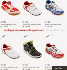 Daftar Harga Sepatu Badminton Murah Kualitas Terbaik - Terbaru 2016