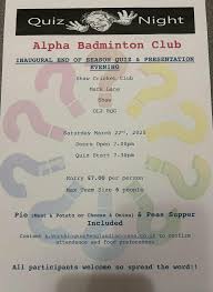 Image result for Epworth Sunday Badminton Club