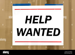 Image result for help wanted sign window