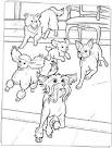 Running coloring page
