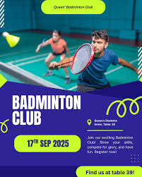 Image result for Queens Badminton Club