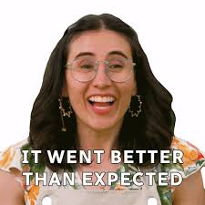 Image result for everything went better than expected