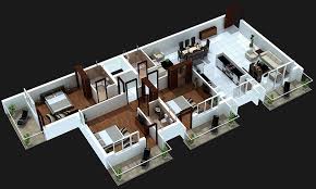 3 Bedroom Apartment/House Plans