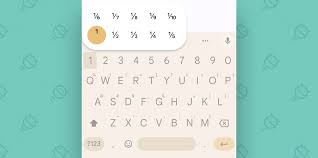 Image result for android keyboard number row