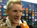 Spain Celebrations in the face of Germany - Schweinsteiger