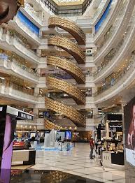 Image result for spiral escalator
