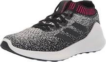 Amazon.com | adidas Women's PureBounce+ Running Shoe, White/Black ...