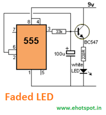 Image result for fade led 555 circuit