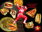 No on Junk Food Red Ranger Workout Program Wallpaper Downloads ...