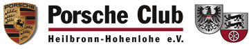 Porsche Club Heilbronn / Hohenlohe, Sportleiter Heinz Jochen Batzler Alte Steige 5, 74206 Bad Wimpfen, Tel: 07063 / 77 75. Mail: Heinz-Jochen@batzler.de