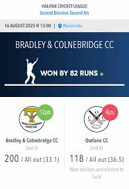 Image result for Bradley & Colnebridge Cricket Club