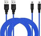 Amazon.com: BATSOEASY 2 Pack 5ft 3DS/ 2DS USB Charger Cable, Nylon ...