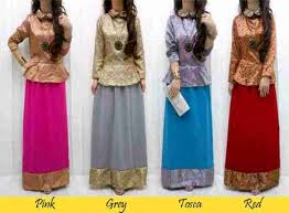 Model Baju Muslim Songket baju muslim songket terbaru � Busana ...