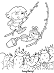 Dora Coloring coloring page