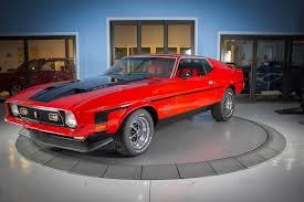 Image result for Bright Red 1972 Mustang