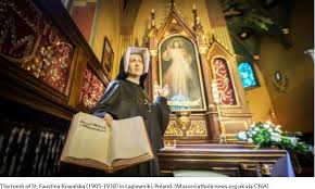 Image result for Saint https://en.wikipedia.org/wiki/Faustina Kowalska