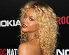 The long blonde curly hair of Rihanna has a luscious and silky look. - long-blonde-curly-hair