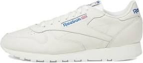 Amazon.com | Reebok Unisex Classic Leather Sneaker, Chalk/Vector ...