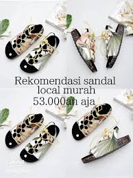 Image result for sendal unik di bandung