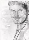 David Beckham Drawing - Colin - david-beckham-colin-hockless