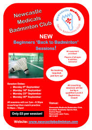 Image result for Newcastle Medicals Badminton Club